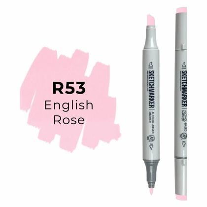 Маркер перм., худ. "Sketchmarker" двухсторонний, R53 английская роза