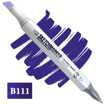 Маркер перм., худ. "Sketchmarker" двухсторонний, B111 лазурит