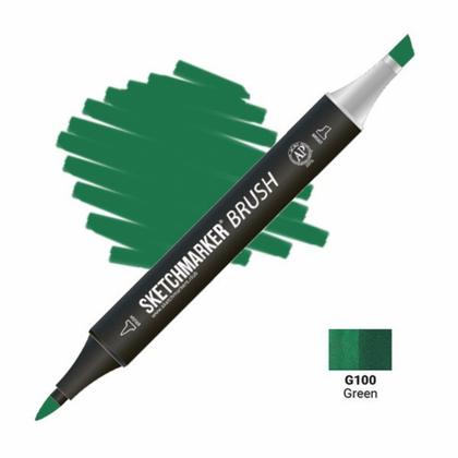 Маркер перм., худ. "Sketchmarker" двухсторонний, O41 оранжевый