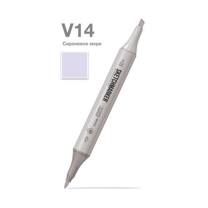 Маркер перм., худ. "Sketchmarker" двухсторонний, V14 сиреневое море