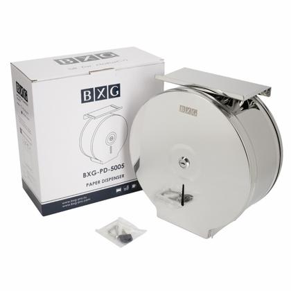 Диспенсер BXG-PD-5005AС д/туалетной бумаги в средних и больших рулонах, металл, глянцевый