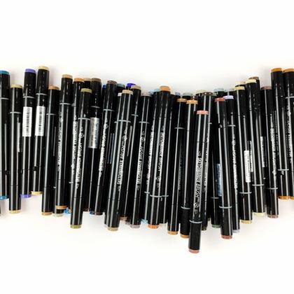 Маркер перм., худ. "Sketchmarker" двухсторонний, Y95 ванильный