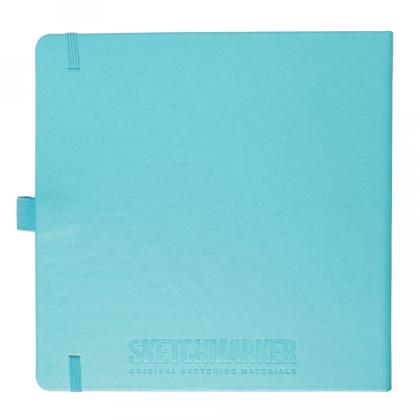Скетчбук "Sketchmarker" 20*20 см, 140 г/м2, 80 л., оранжевый