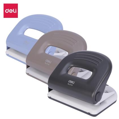 Дырокол 25 л. "Deli Pro 0119" лин., ассорти