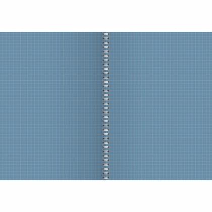 Тетрадь А4 80 л., клет. "Smart paper. No 4" спираль сбоку, обл. карт., мат. ламинация, желтый