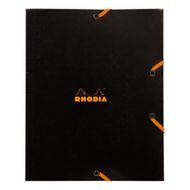 Папка на резинках А5 40 мм. "Rhodia" карт., черный