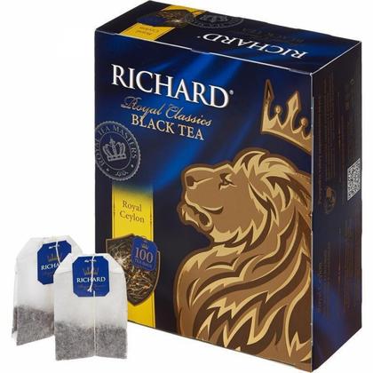 Чай "Richard" 100 пак*2 гр., черный, Royal Ceylon