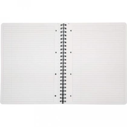 Блокнот А4 210*297 мм, 80 л., лин. "Exabook" спираль сбоку, сменный блок