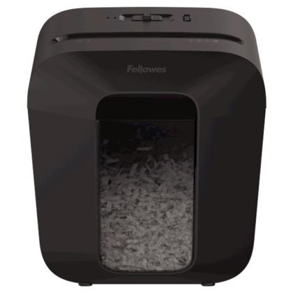 Уничтожитель Fellowes® PowerShred® LX25, DIN P-4, 4х37мм, 6лст., 11,5лтр.,уничт.: скобы,скр., пл.карты,