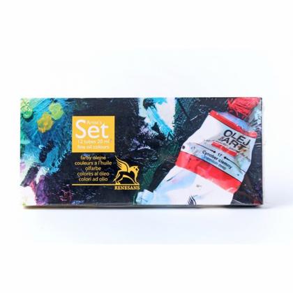Краски масляные "Oils for art" набор 12 цв., 20 мл., тубы