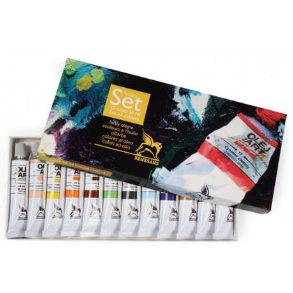Краски масляные "Oils for art" набор 12 цв., 20 мл., тубы