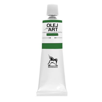 Краски масляные "Oils for art" 70 зеленый светлый лак, 60 мл., туба