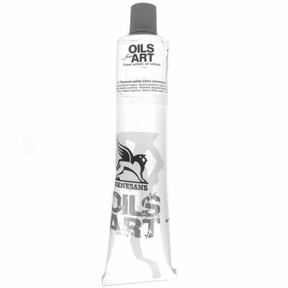 Краски масляные "Oils for art" 01 белила цинковые, 140 мл., туба