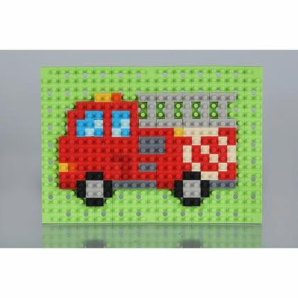 Ластик "KESHI-BLO Dot Art Kit Fire Engine", блистер