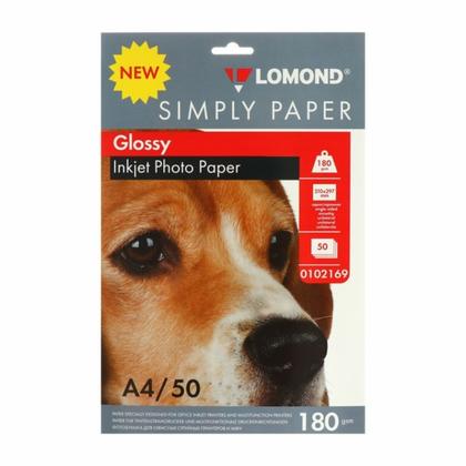 Фотобумага А4, 200 г/м, 50 л., глянц., одностор. Simply Paper "Lomond"