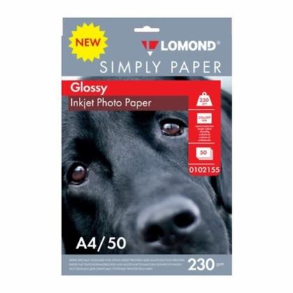Фотобумага А4, 200 г/м, 50 л., глянц., одностор. Simply Paper "Lomond"
