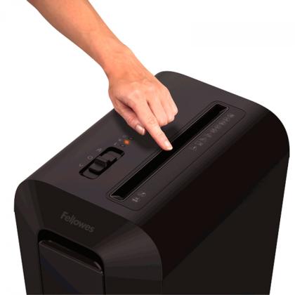 уничтожитель Fellowes® Powershred® LX65 (DIN P-4, 4х40мм, 10лст., 22лтр., SafeSense™, скобы/скрепки/пл.карты)