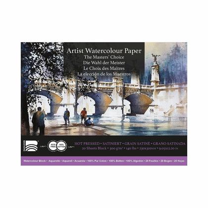 Блок бумаги для акварели "Baohong. Thomas W Schaller" 100% хлопок, торшон, 150*230 см, 300 г/м2, 20л.