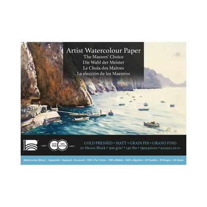 Блок бумаги для акварели "Baohong. Greg Allen" 100% хлопок, хол.пресс, 230*310 см, 300 г/м2, 20л.