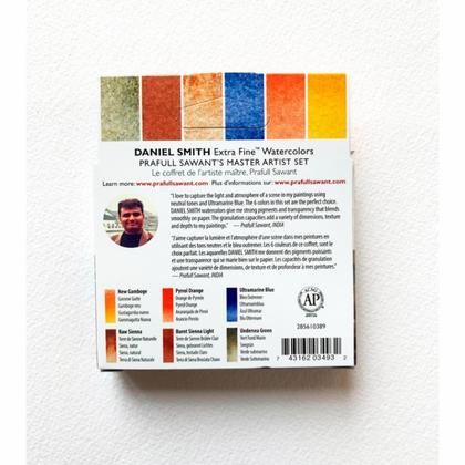 Краски акварельные Daniel Smith Prafull Sawant Master Artist Set набор 6 цветов, 5мл., тубы