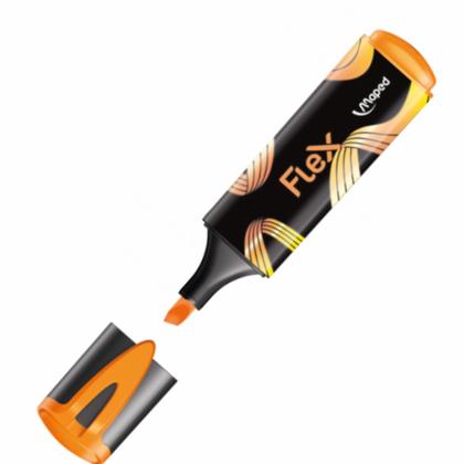 Маркер текстовый "Fluo Flex" оранжевый