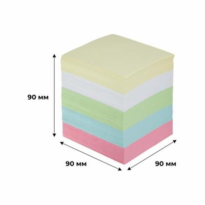 Бумага д/з 90*90*90 мм "Attache Economy" 65 г/м2, цветной