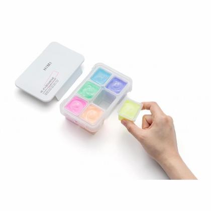 Краски гуашевые "Himi Jelly Cup.Glow in the dark" набор 6 цв., 23 мл., кювета, пластиковый футляр