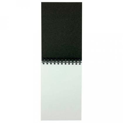 Скетчбук "Aquarelle" 14,5*24, 200г/м2, 40л, спираль сверху, черный