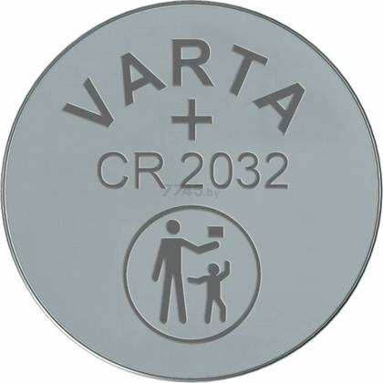 бат_гальв. литиевый дисковый 3 V  CR2032 VARTA LITHIUM (2шт)