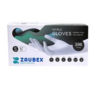 Перчатки нитриловые неопудренные одноразовые   Zaubex, р-р S 200 шт./уп. черный