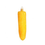 Украшение елочное "Corn" 12 см, стекло, желтый