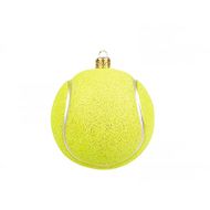 Украшение елочное "Tennis Ball" 8 см, стекло, желтый