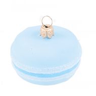 Украшение елочное "Macarons" 5 см, стекло, голубой