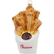 Украшение елочное "Churros" 10 см, стекло, ассорти