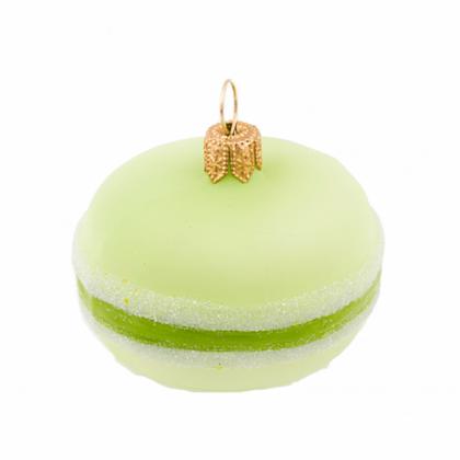 Украшение елочное "Macarons" 5 см, стекло, розовый