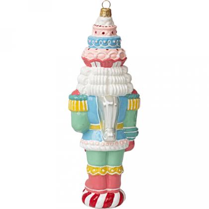 Украшение елочное "Candy Cane Nutcracker" 19 см, стекло, ассорти