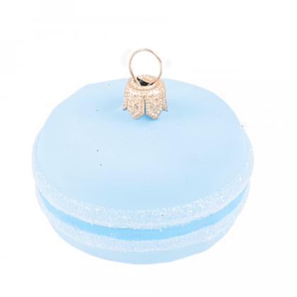 Украшение елочное "Macarons" 5 см, стекло, зеленый