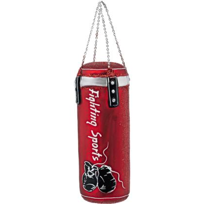 Украшение елочное "Punching Bag" 10 см, стекло, ассорти