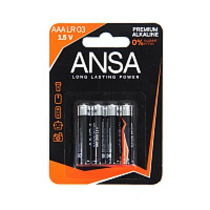 бат_гальв. эл-т щел. (алкал.) 1,5 V LR03/BL-4 (AAA) ANSA 12бл*4шт