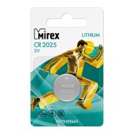 бат_гальв. литиевый дисковый 3 V  CR2025 Mirex (4шт)