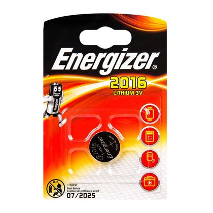 бат_гальв. литиевый дисковый 3 V  CR2016 Energizer (1шт)