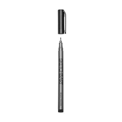 Набор ручек капиллярных "Professional Fine Liners" 0,4-0,8 мм, пласт., серый., стерж. черный, 4 шт.