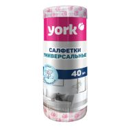 Салфетка из вискозы York Тюльпан Премиум 25*40 см, 40шт./рулон