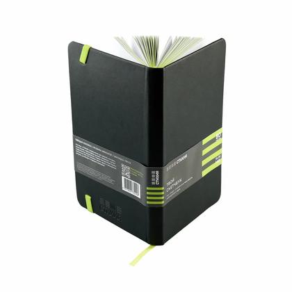 Скетчбук "Стихия" 13*21 см, 140 г/м2, 80 л., черный, срез красный