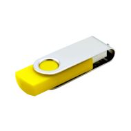 Карта памяти USB Flash 2.0 16 Gb VDF-008, пластик, метал, желтый 