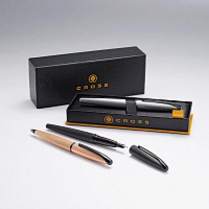 Ручка перьевая M "ATX Brushed Black PVD" метал., подарочн. упак., черный