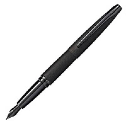 Ручка перьевая M "ATX Brushed Black PVD" метал., подарочн. упак., черный