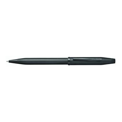 Ручка шарик/автомат "Century II Black Micro Knurl" 0,7 мм, метал., подарочн. упак., черный, стерж. черный
