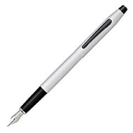 Ручка перьевая F "Classic Century Brushed Chrome" метал., подарочн. упак., серебристый/черный