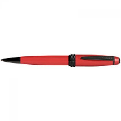 Ручка шарик/автомат "Bailey Matte Red Lacquer" 0,7 мм, метал., подарочн. упак., красный/черный, стерж. черный